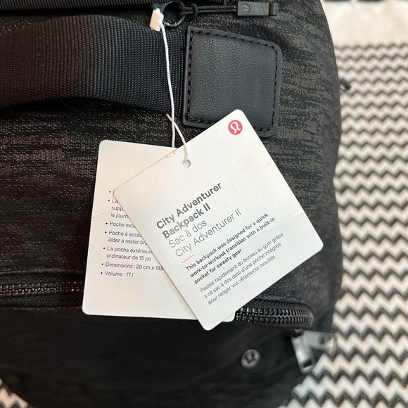 NWT Aqueous Ikat Jacquard Highlander lululemon City Adventurer Backpack *17L